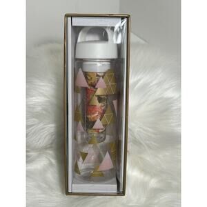 Laura Ashley Water Bottle Fruit Infuser BPA Free Plastic 24 oz NIB